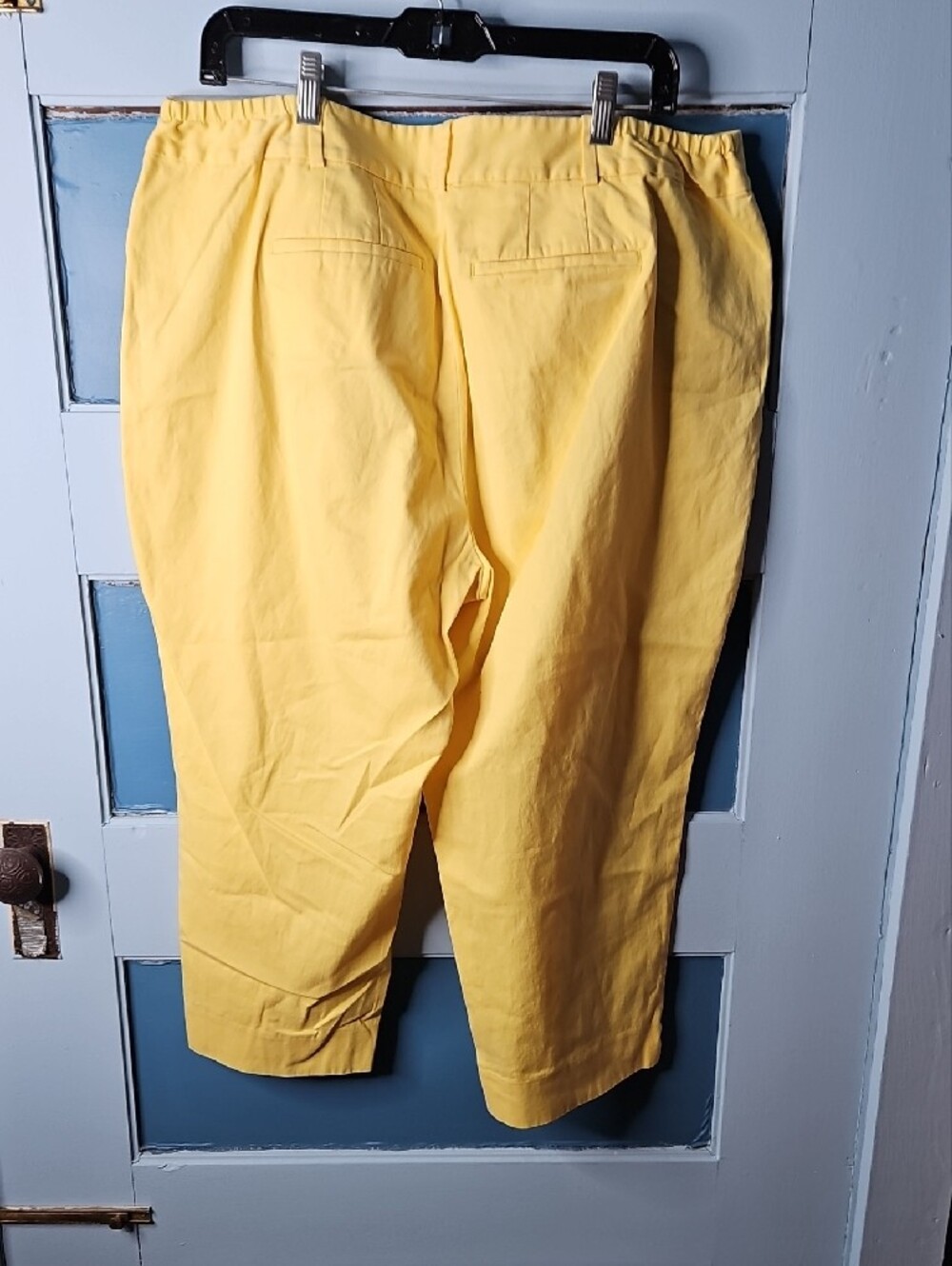 Talbots Yellow The Perfect Cropped Curvy Petite Pants 16WP - Picture 4 of 9